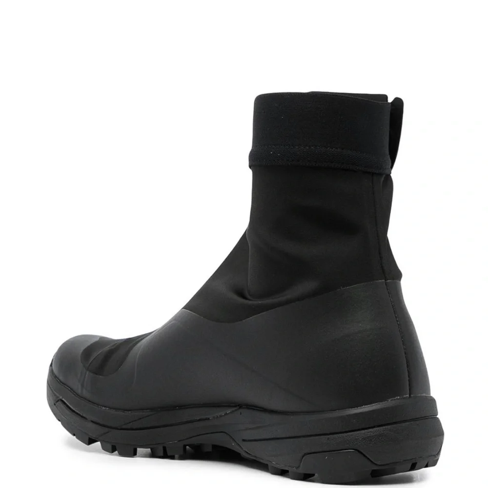 Comme Des Garçon x Salomon Logo Print High Top Sneakers - Picture 3 of 11